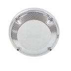6.5" Saddlebag Lid Speaker Grill Covers for Harley Touring (1983-2020)  Chrome