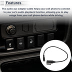 Audio Aux Adapter Cable for Mercedes-Benz (2008–2016) MI Port