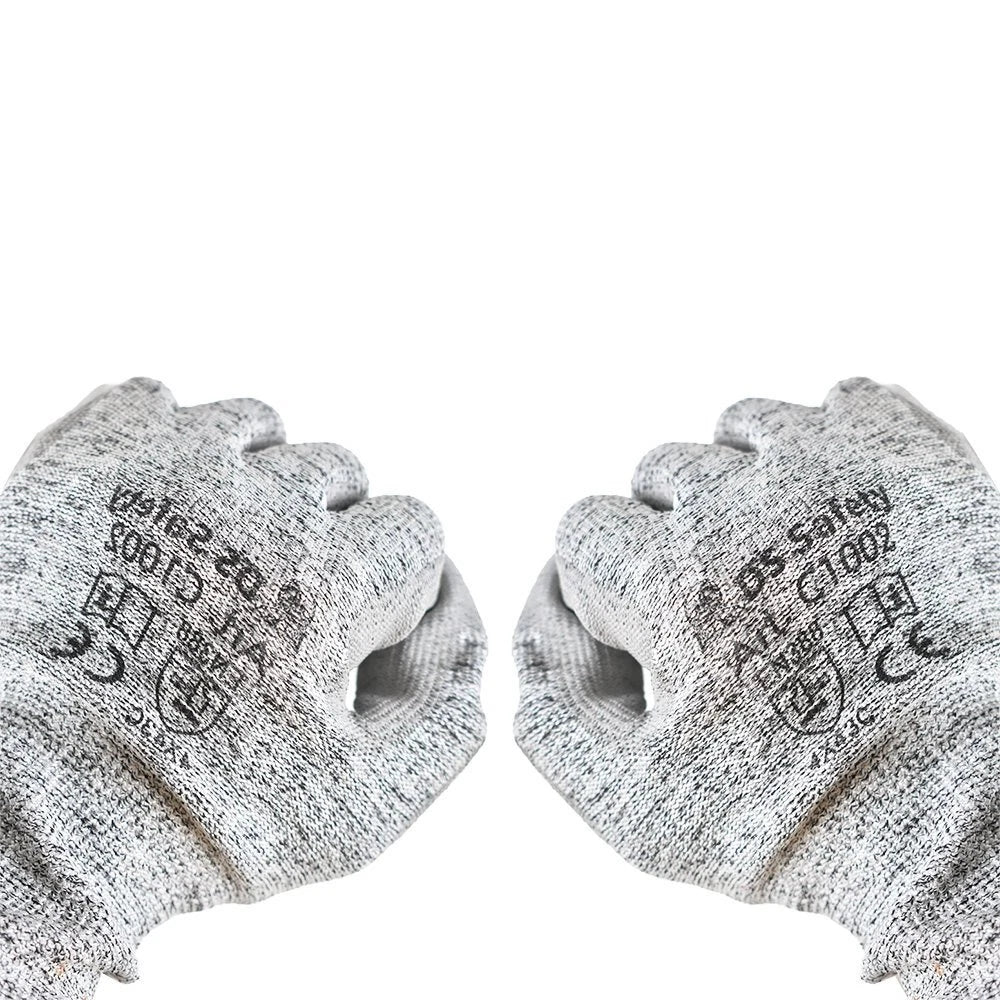 Safety Grip Work Gloves Cut Resistant Non-Slip PU Coated
