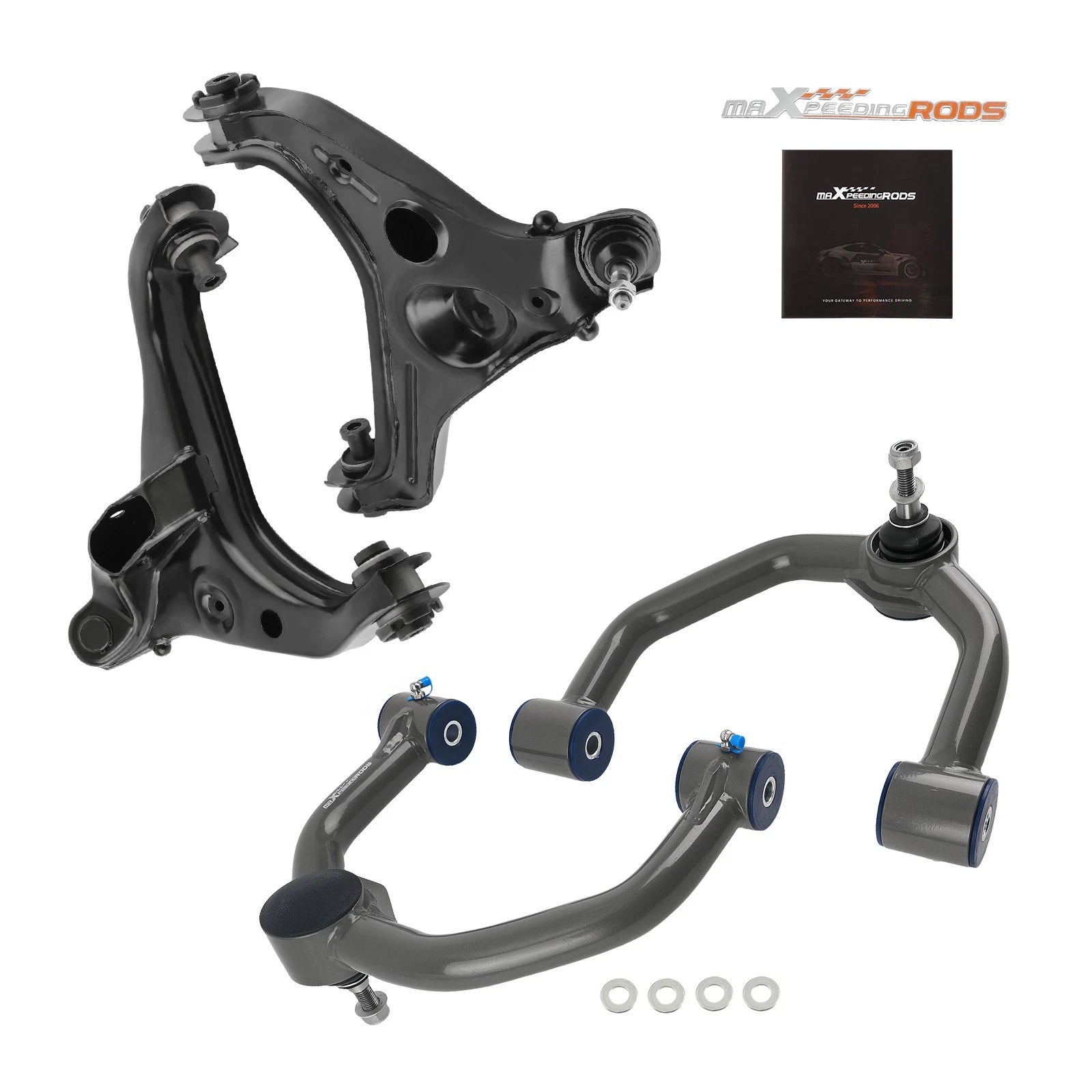 Set of 2 Front Upper Lower Control Arms 0-2" Lift for 2009-2013 Ford F-150 Expedition