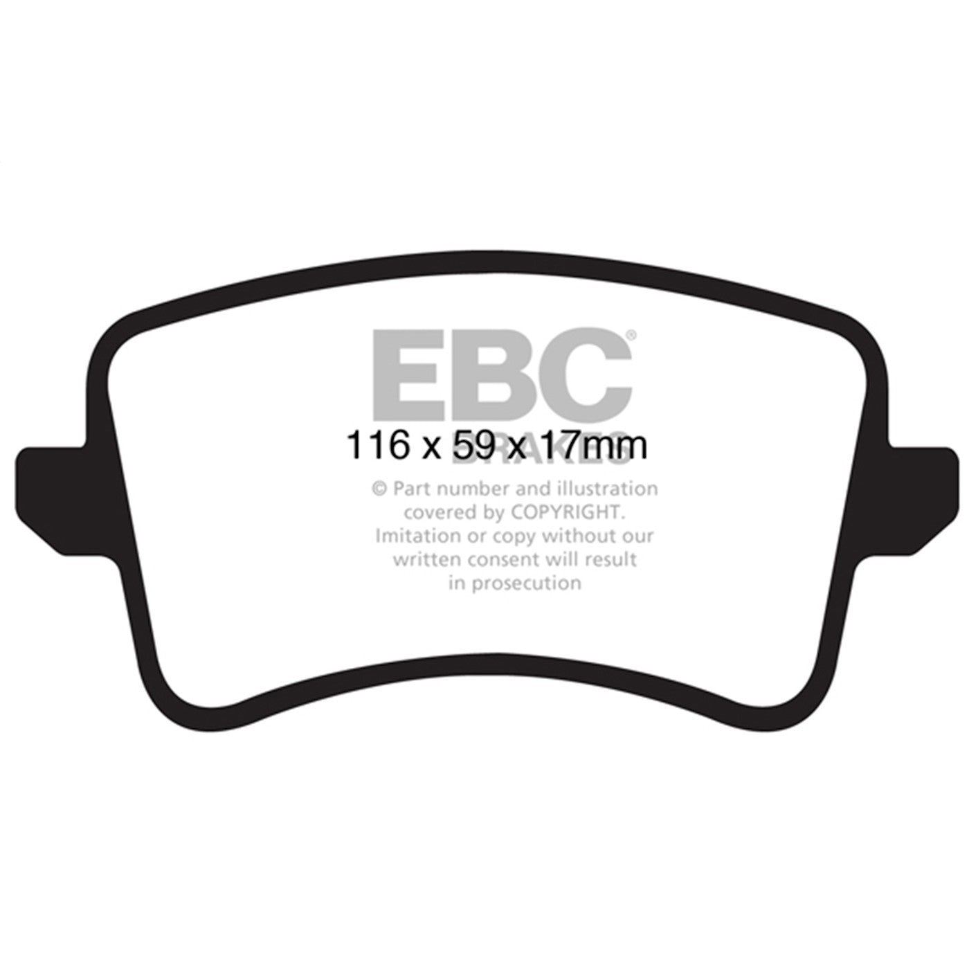 Set of 2 Brake Pads for Audi Q5 A5 Quattro A4 Allroad