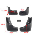 4 x Wheel Mud Flaps Splash Guards for Nissan Versa Sedan (2011-2019)