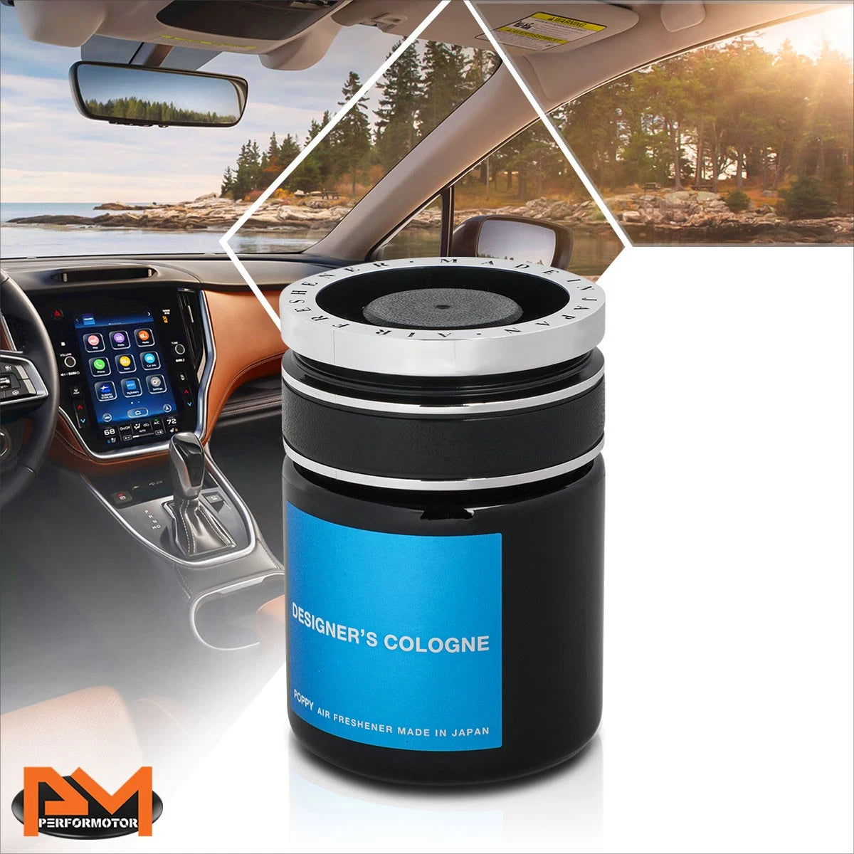 Breezy Sky Scent Air Freshener for Car (Glass Jar)