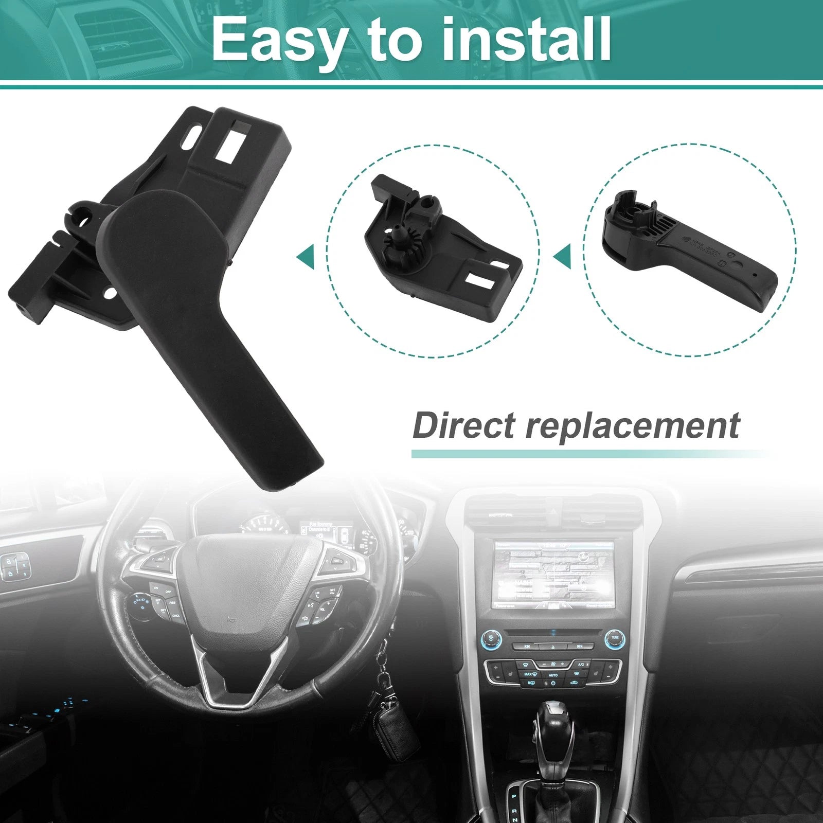 Hood Latch Release Handle for Volkswagen Caddy III (2004–2015) No. 1T1823633B
