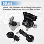 Set of 4 Engine Motor Transmission Mounts No. 50890SNAA81 for Honda Civic 