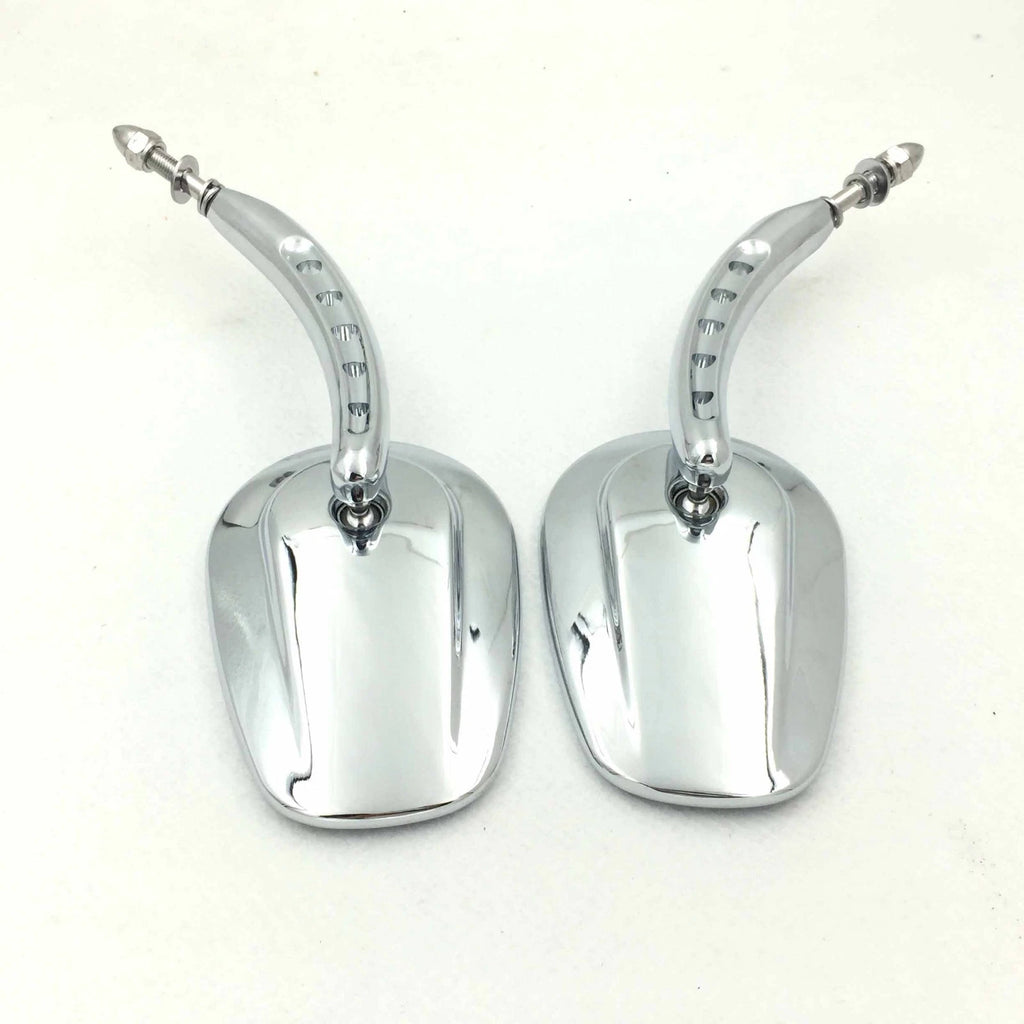 Chrome Big Side Mirrors for Harley Dyna (2006–2023)