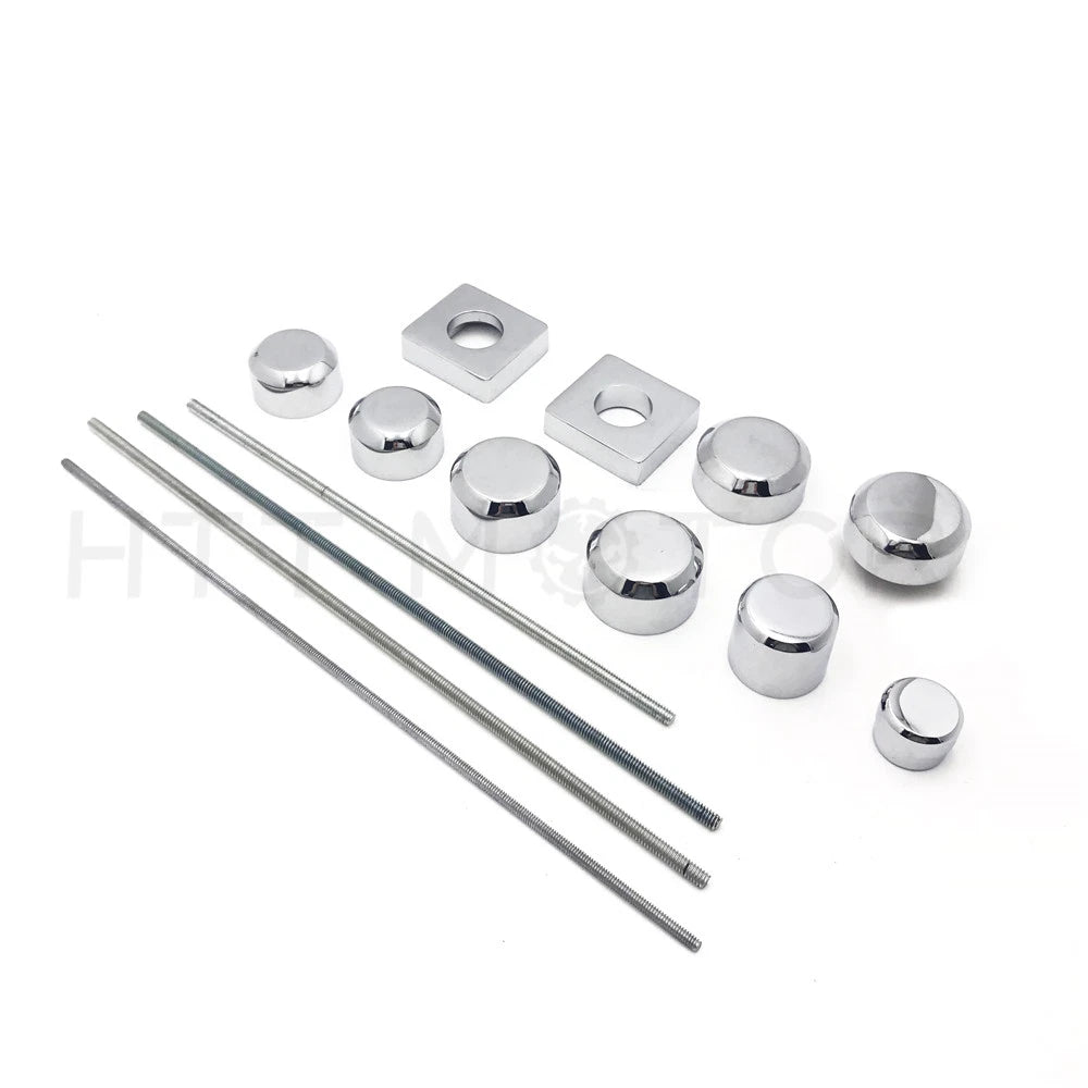 Set of 2 Chrome Fork Axle Caps for Suzuki GSX-R 1300 Hayabusa (1999–2011)