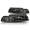 Headlight Lamp Set of 2 for Chrysler Cirrus/Dodge Stratus (1995–2000) Smoked Housing