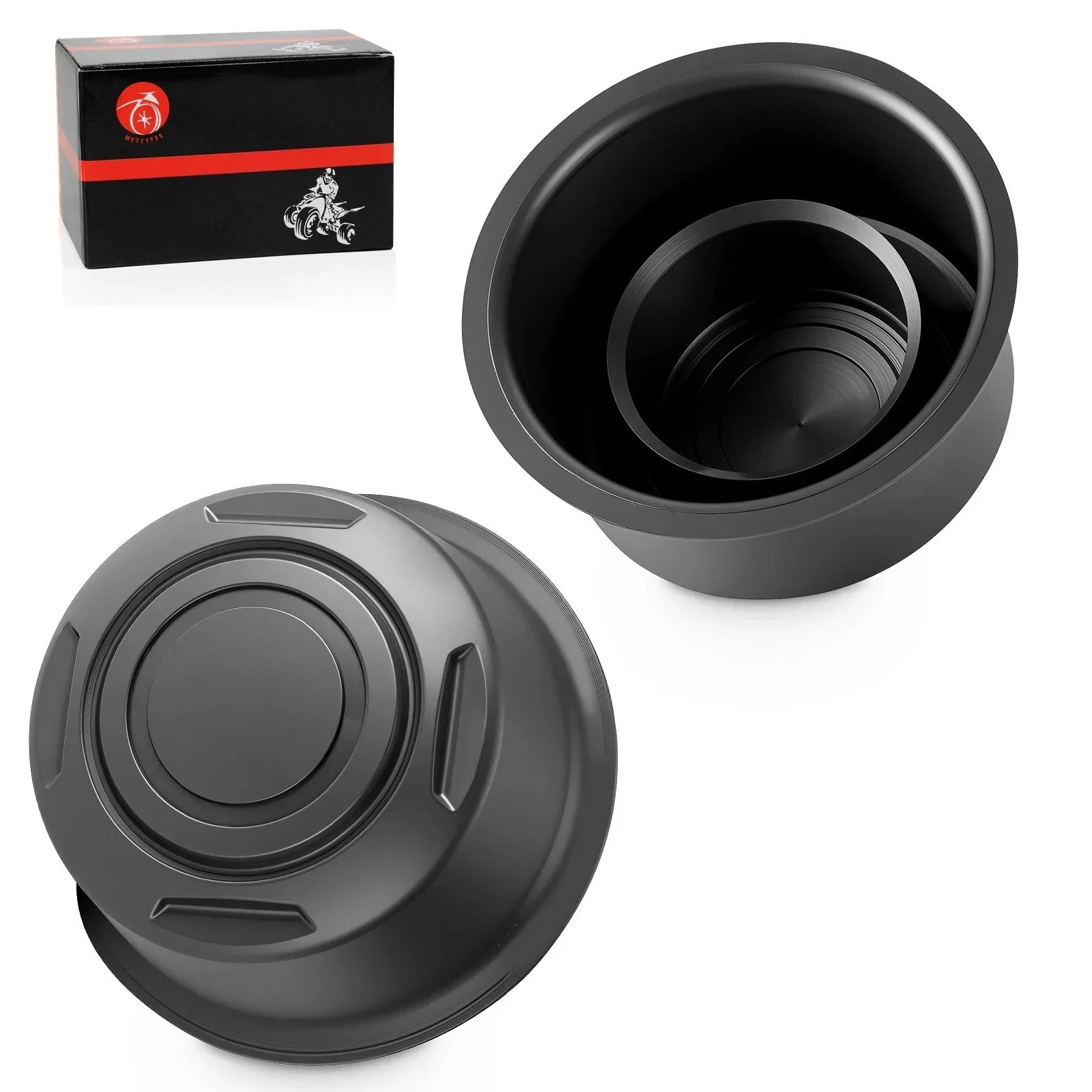 Front Rear Wheel Center Dust Hub Cap for Yamaha Grizzly 350 (2007–2011)
