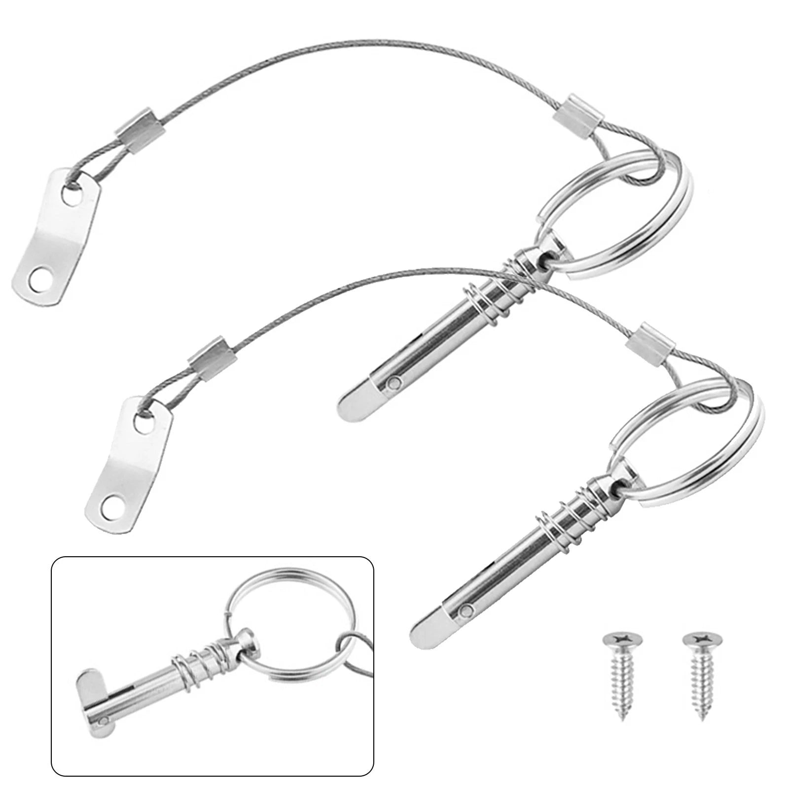 Marine Tongue Pin 316 Stainless Steel 6.3mm for Boat Quick Release