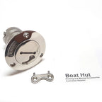 316 Stainless Steel 50mm (2") Waste Deck Filler for Boat