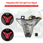 Integrated Tail Light Turn Signal for Kawasaki Ninja ZX10R Z1000 (2013–2022) Black