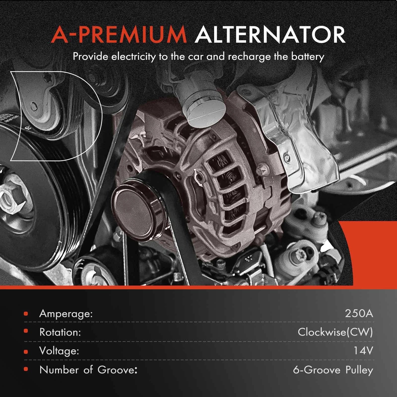 Alternator for Mercedes-Benz S550 (2014-2017)