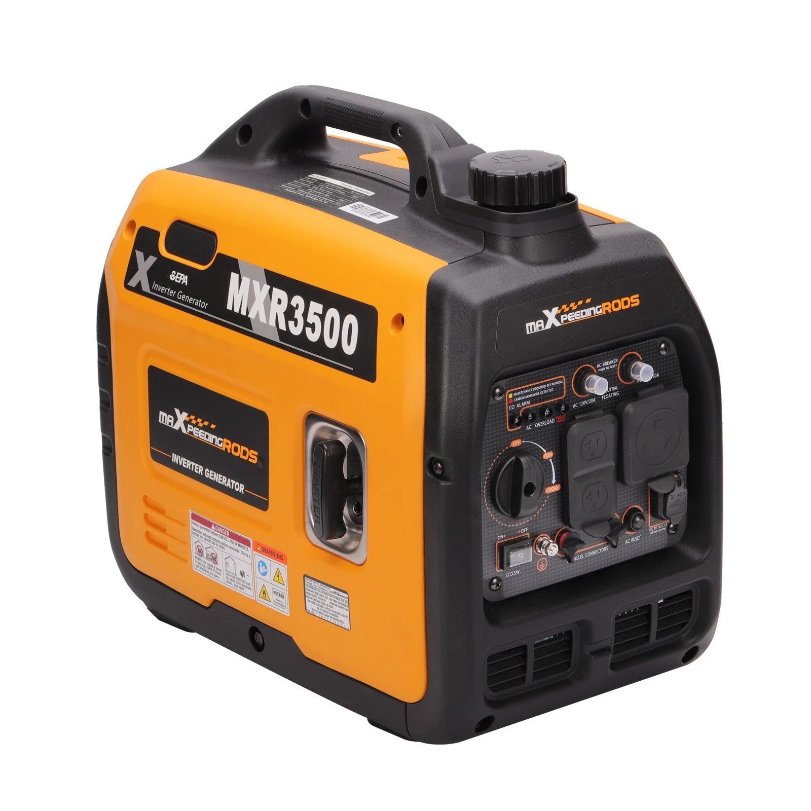 3.5kw Compact Inverter Generator with Overload Protection (47 lbs)
