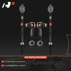 Set of 4 Outer & Inner Tie Rods for Mitsubishi Lancer (2002-2007)