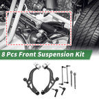 8 Pc Front Lower Control Arms for Ford Explorer (2011–2018) No.K622215/K622216/K750616