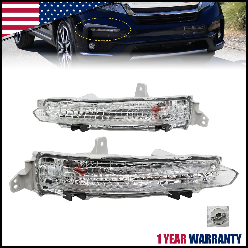 Turn Signal Lights for Honda Pilot (2019–2022) Front Left + Right Pair