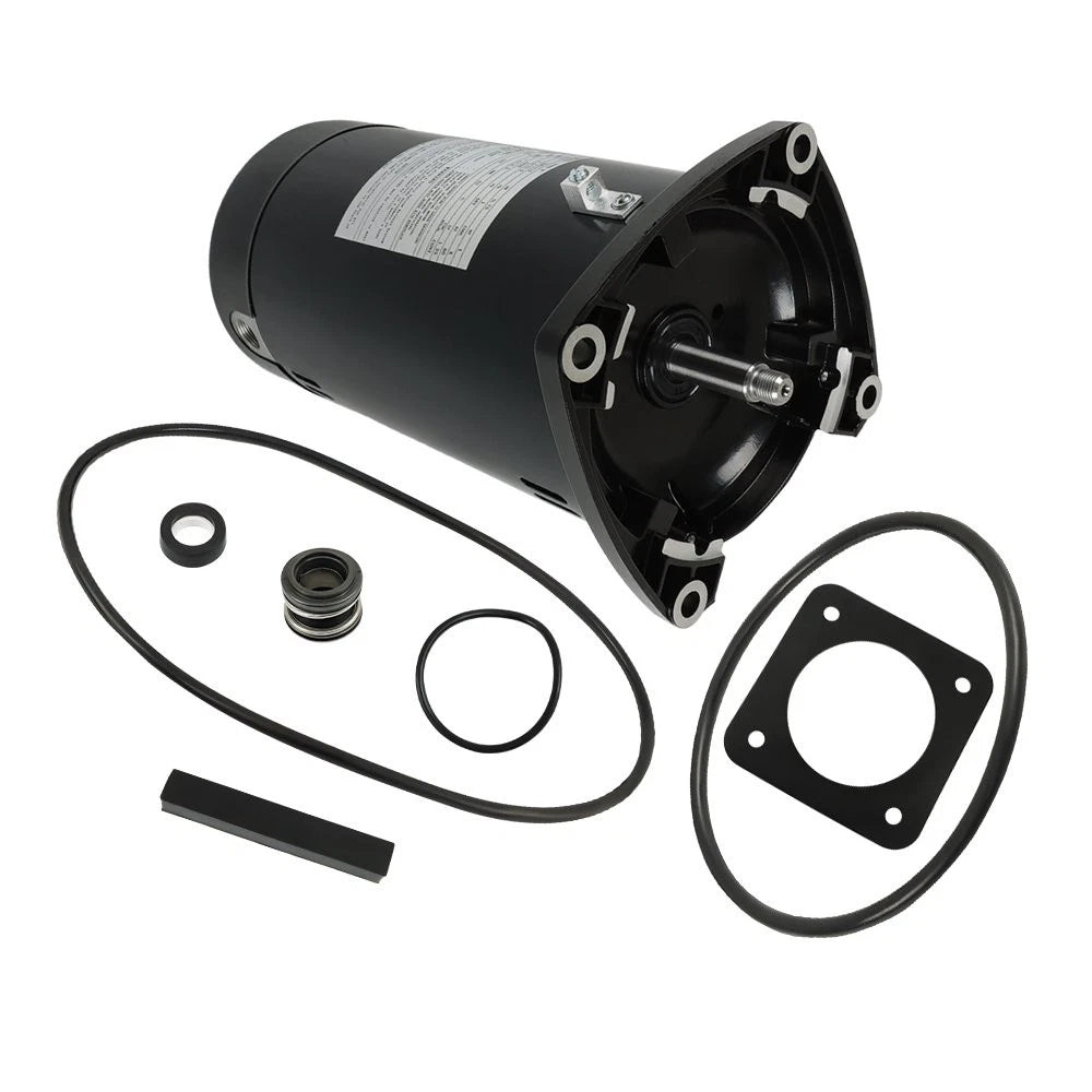 1HP Pool Pump Motor for Square Flange (115/230V, 3450RPM, 48Y Frame)