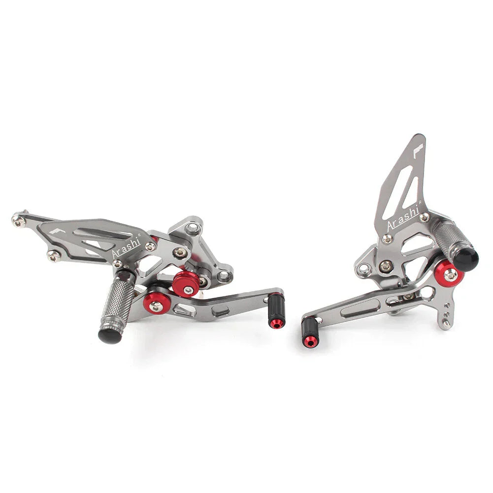 Aluminum Rear Foot Pegs  Left & Right for Kawasaki Ninja 250R (2008-2012)