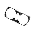 1x Interior Water Cup Holder Panel Trim for Audi Q7 SQ7 (2016–2019) Carbon Black
