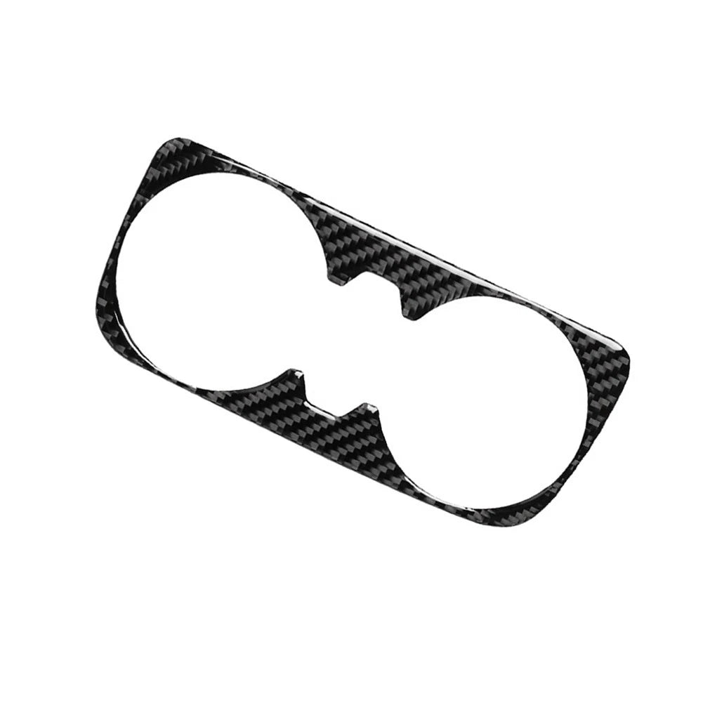 1x Interior Water Cup Holder Panel Trim for Audi Q7 SQ7 (2016–2019) Carbon Black