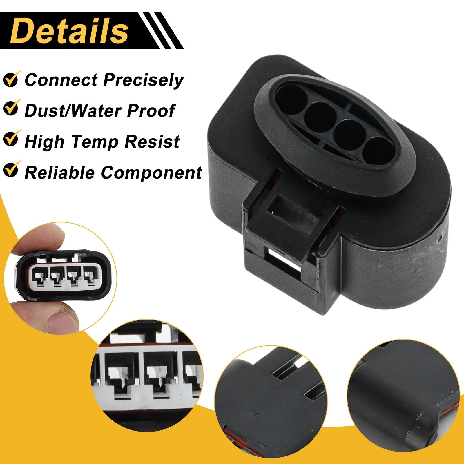 4 Pin Ignition Coil Connector Plug for Chevrolet Prizm (1999–2002)