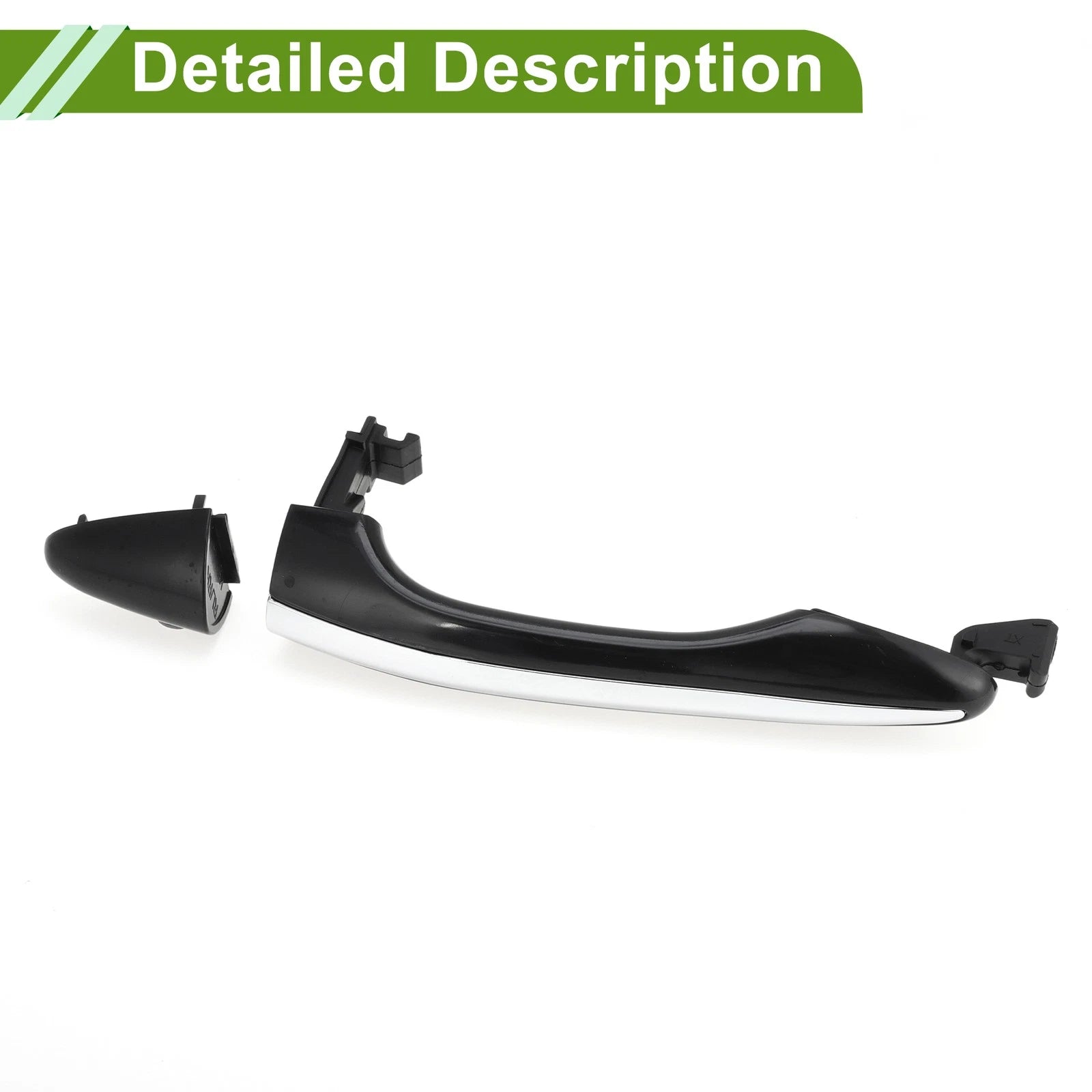 Exterior Door Handle for Hyundai Kia (No. 836522T000) Silver Tone Rear