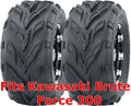 2 WANDA Rear Tires Set 22x10-10 for Kawasaki Brute Force 300 (2003–2023)