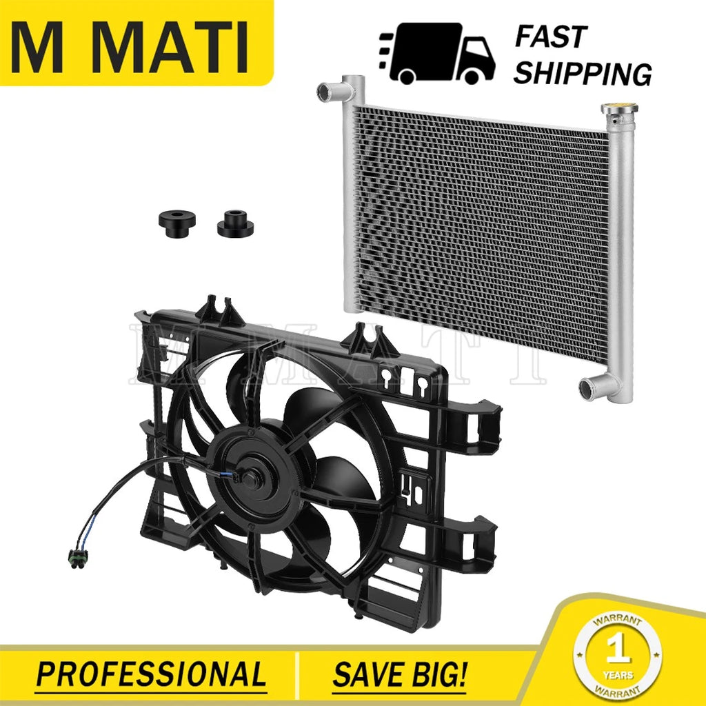 Aluminum Radiator Cooling Fan Assembly for Polaris Scrambler 850 XP (2013–2025)