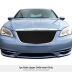 Stainless Steel Black Mesh Grille Insert for Chrysler 200 (2011-2014)