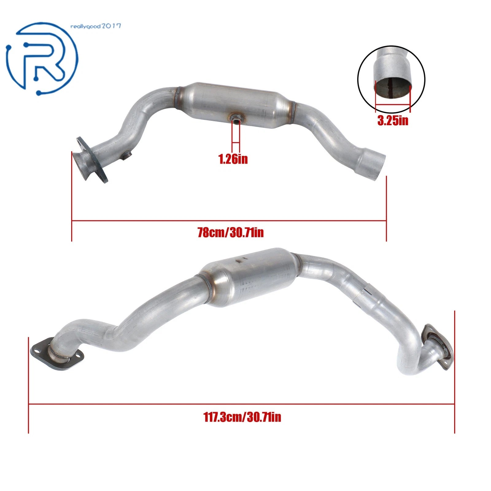 Set of 2 Catalytic Converters for Ford F-250 F-350 6.2L (2011–2022)