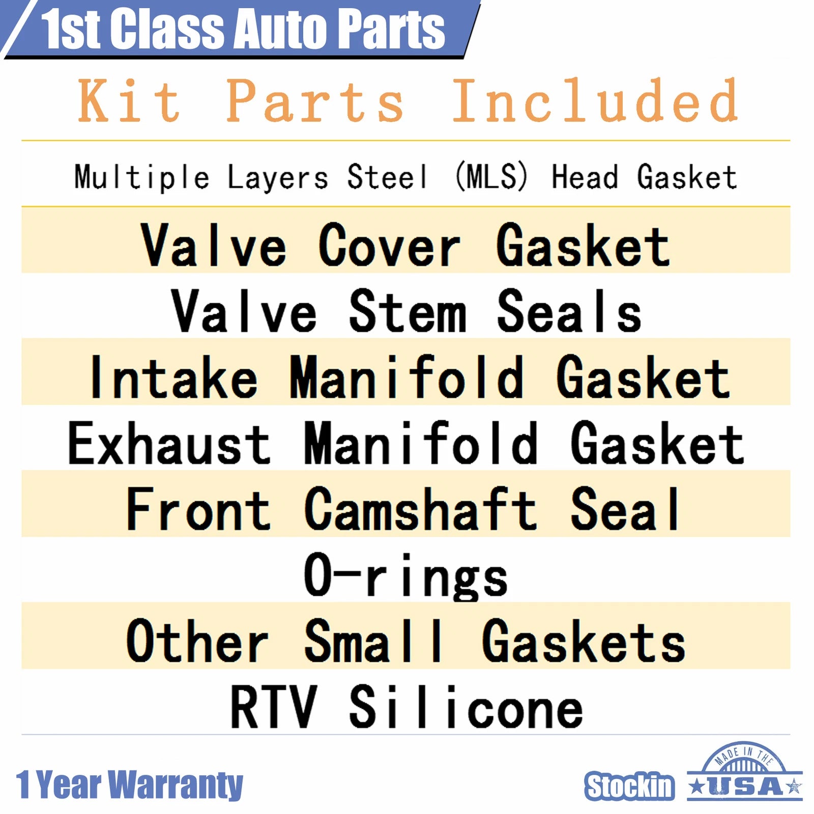 Head Gasket Set for Chrysler PT Cruiser Jeep Wrangler Liberty (2001-2010)