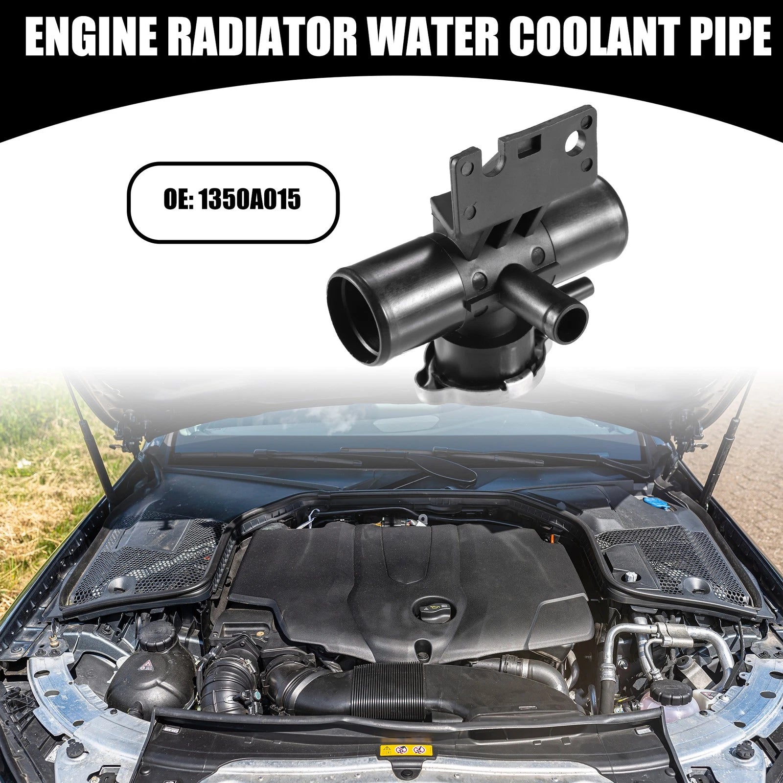 Radiator Coolant Filler Neck with Cap No. 1350A015 for Mitsubishi Lancer 