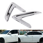Chrome Side Body Marker Fender Air Wing Vent Trim for BMW 3 Series (2013–2018)