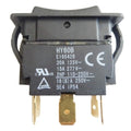 20A ABS Black Rocker Switch HY60B 6 Pin Waterproof for Boat Wiring