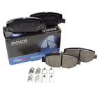 Set of 4 Akebono ProACT Rear Ceramic Brake Pads for Dodge Nitro Jeep Liberty Wrangler (2007–2012)