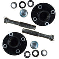 2X Trailer Axle Kits for 4 on 4" Bolt Idler Hub & 1" Round BT8 Spindle