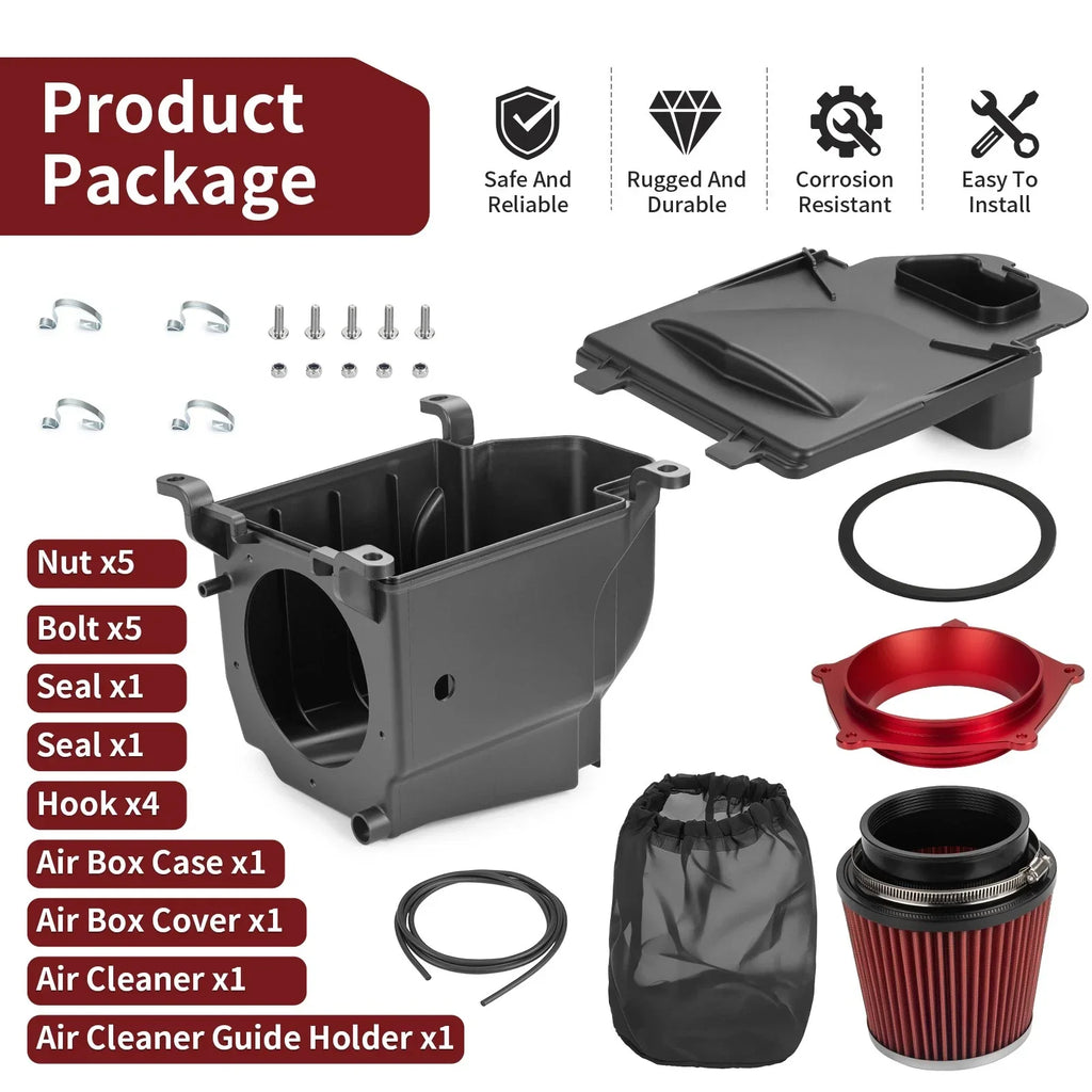 Air Filter Kit & Box Cover Seal for Yamaha YFZ450 YFZ450X (2004–2013)