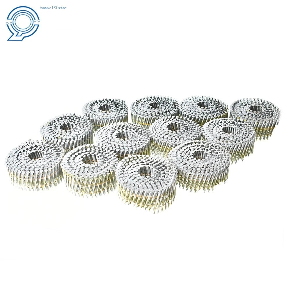 Set of 3600 Siding Nails 1-3/4" x 0.092" 15 Deg Collated Full Round Head