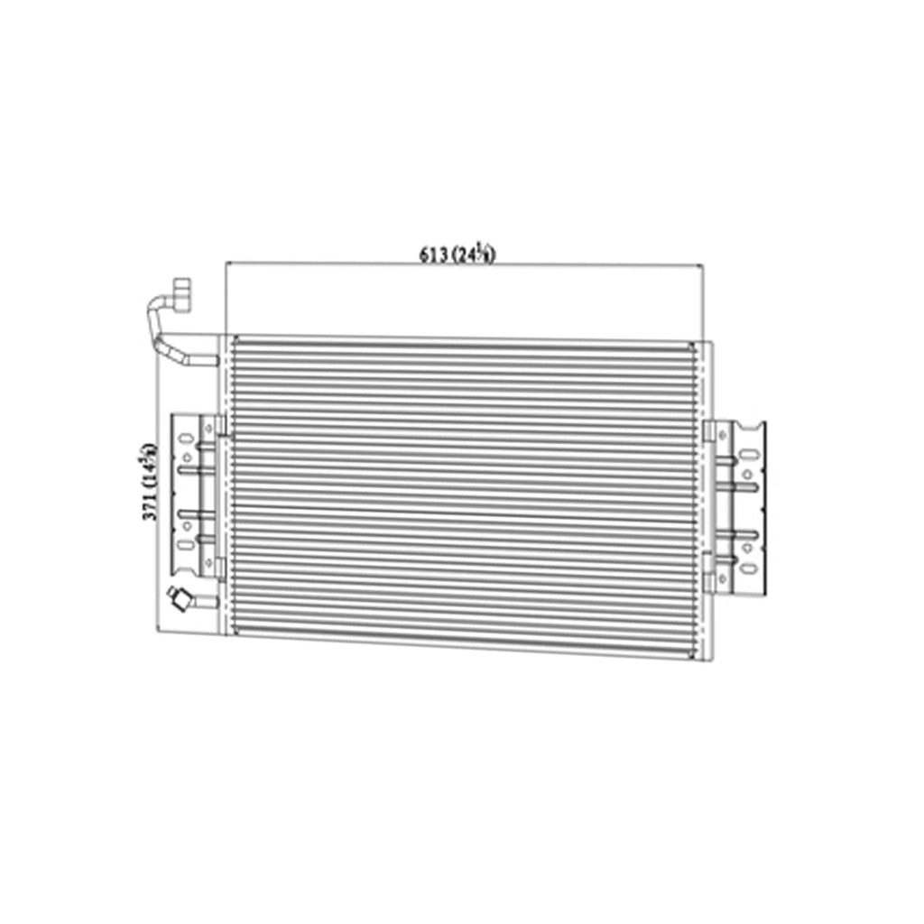 Replacement A/C Condenser for Oldsmobile Alero (1999–2001)