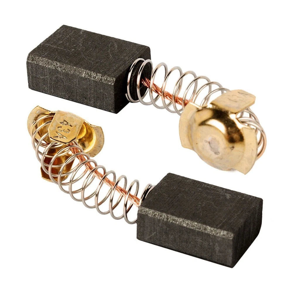2X Carbon Brush Set for Electric Motor Repair (18mm x 13mm x 7mm)