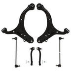 Set of 6 Front Lower Control Arms Tie Rods Sway Bars for Hyundai Kia (2010–2013)