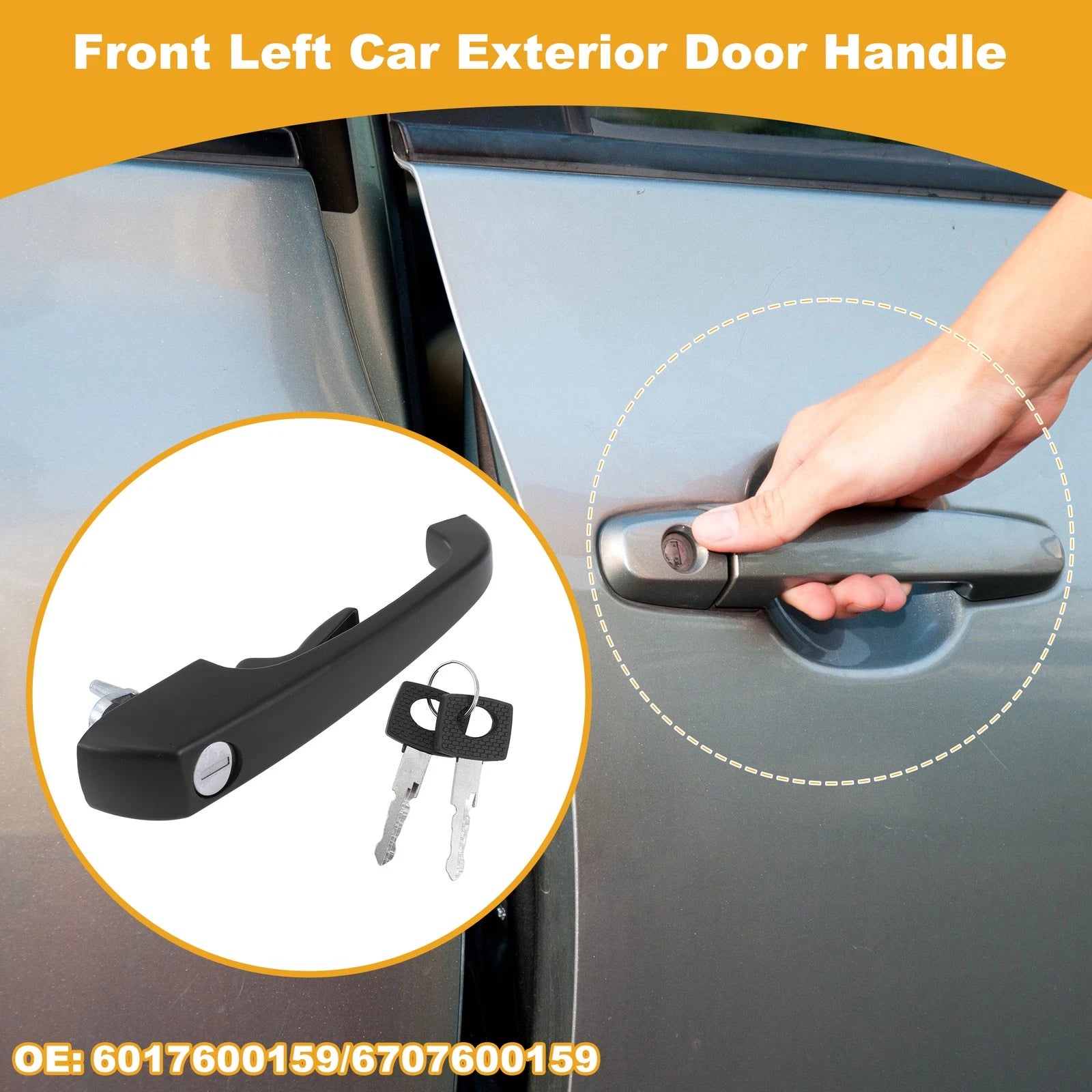 Front Left Door Handle No. 6017600159 for Mercedes-Benz G-Class 