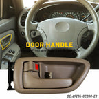 Set of 4 Beige Inside Door Handles for Toyota Sequoia (2001–2007)