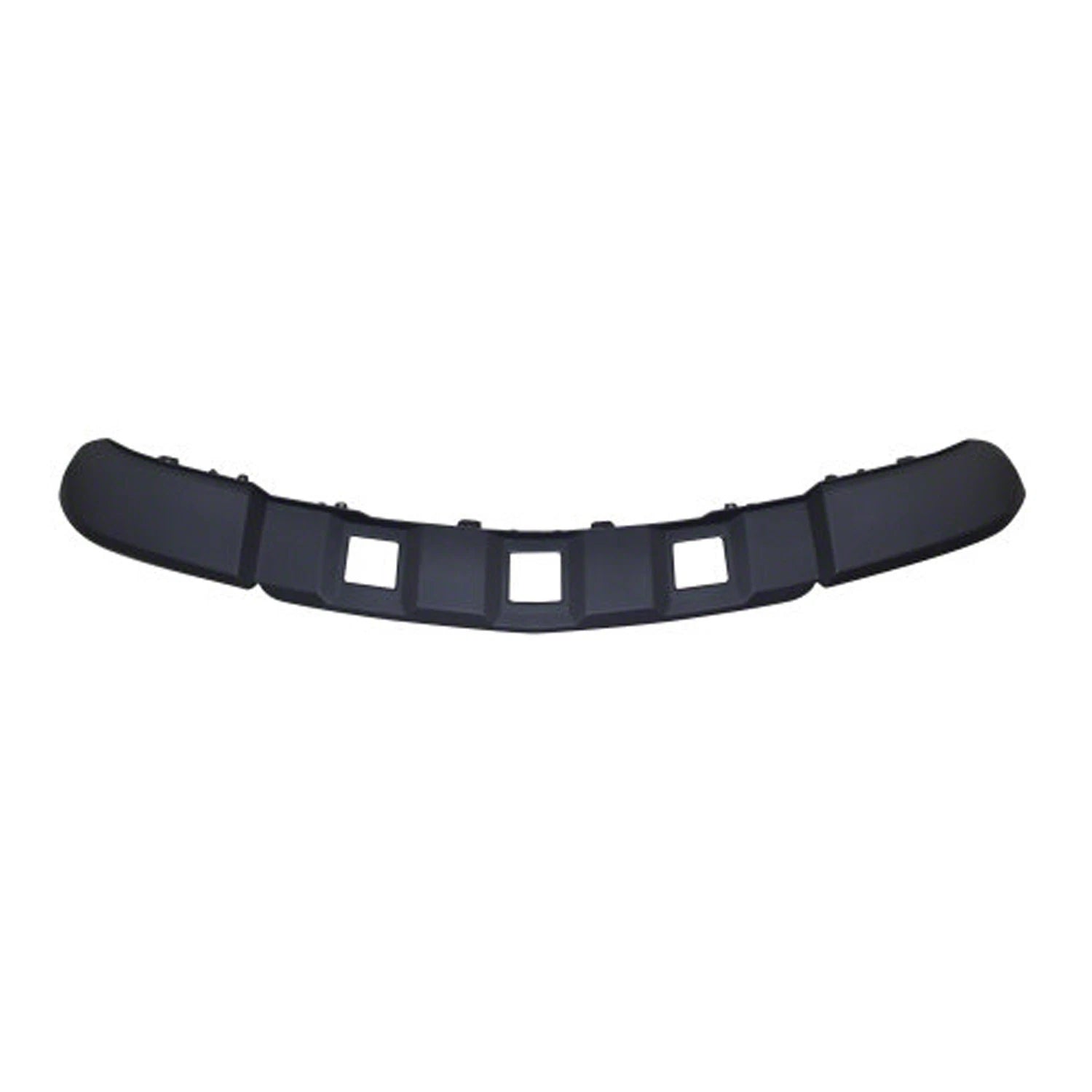 Replacement Black Textured Polypropylene Front Lower Bumper Cover