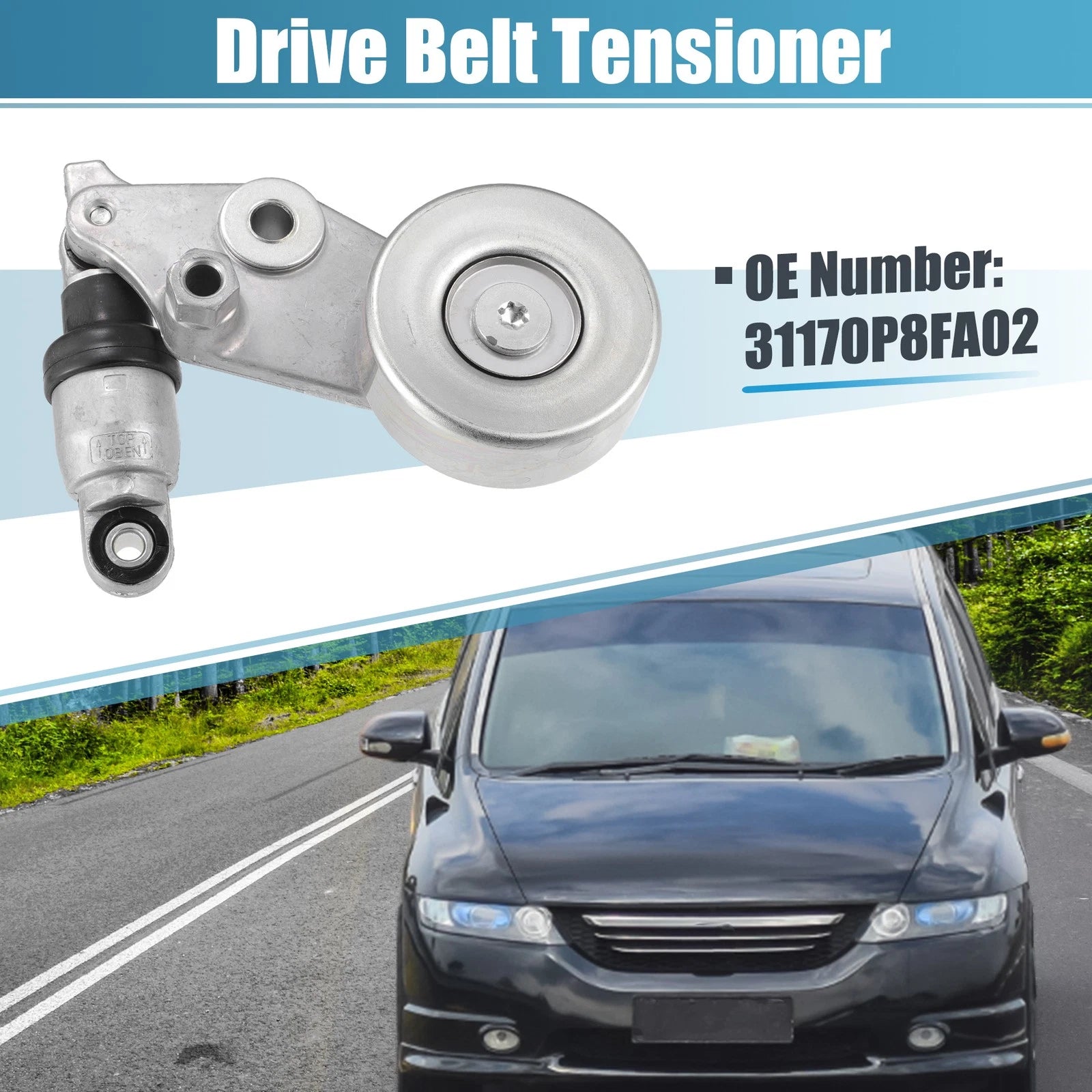 Belt Tensioner Pulley Assembly No. 31170P8FA02 for Honda Odyssey (2002–2004)