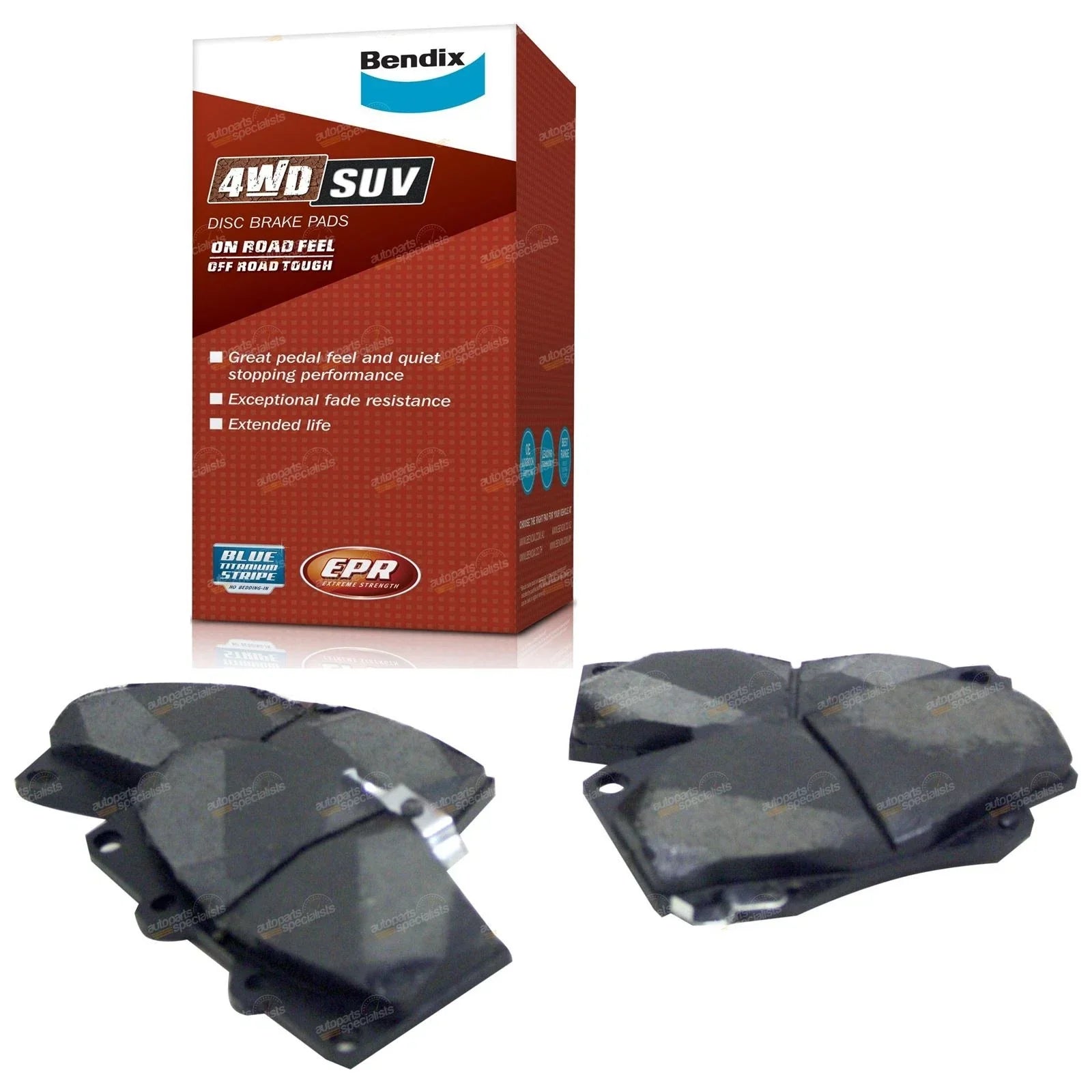 4x4 Front Disc Brake Pads for Toyota Landcruiser HZJ75 HZJ70(1990–1999)