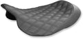 Saddlemen Renegade Solo Seat for Harley FL (2008–2024) - Black, Lattice Stitched