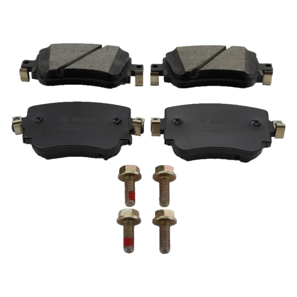 Bosch QuietCast Rear Ceramic Brake Pads for Audi Q3 (2015–2020), VW Golf (2015–2020), Alltrack (2017–2019), GTI (2015–2020), Passat (2016–2020)