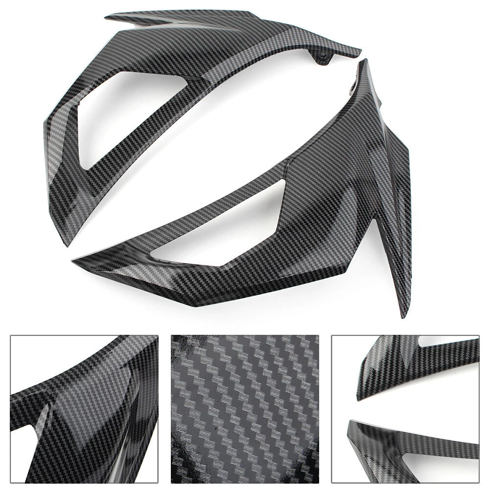 Fairing Cowl Turn Signal Panel Cover for Kawasaki Ninja 400 (2018–2023) Carbon Fiber